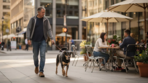 Dog walker near dog-friendly restaurants San Antonio TX