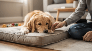 How to teach a puppy to settle and relax properly